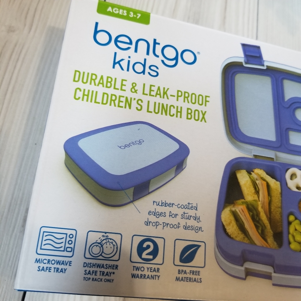 Bentgo Sky Blue kids durable & leak-proof lunch box NWT - Picture 10 of 14